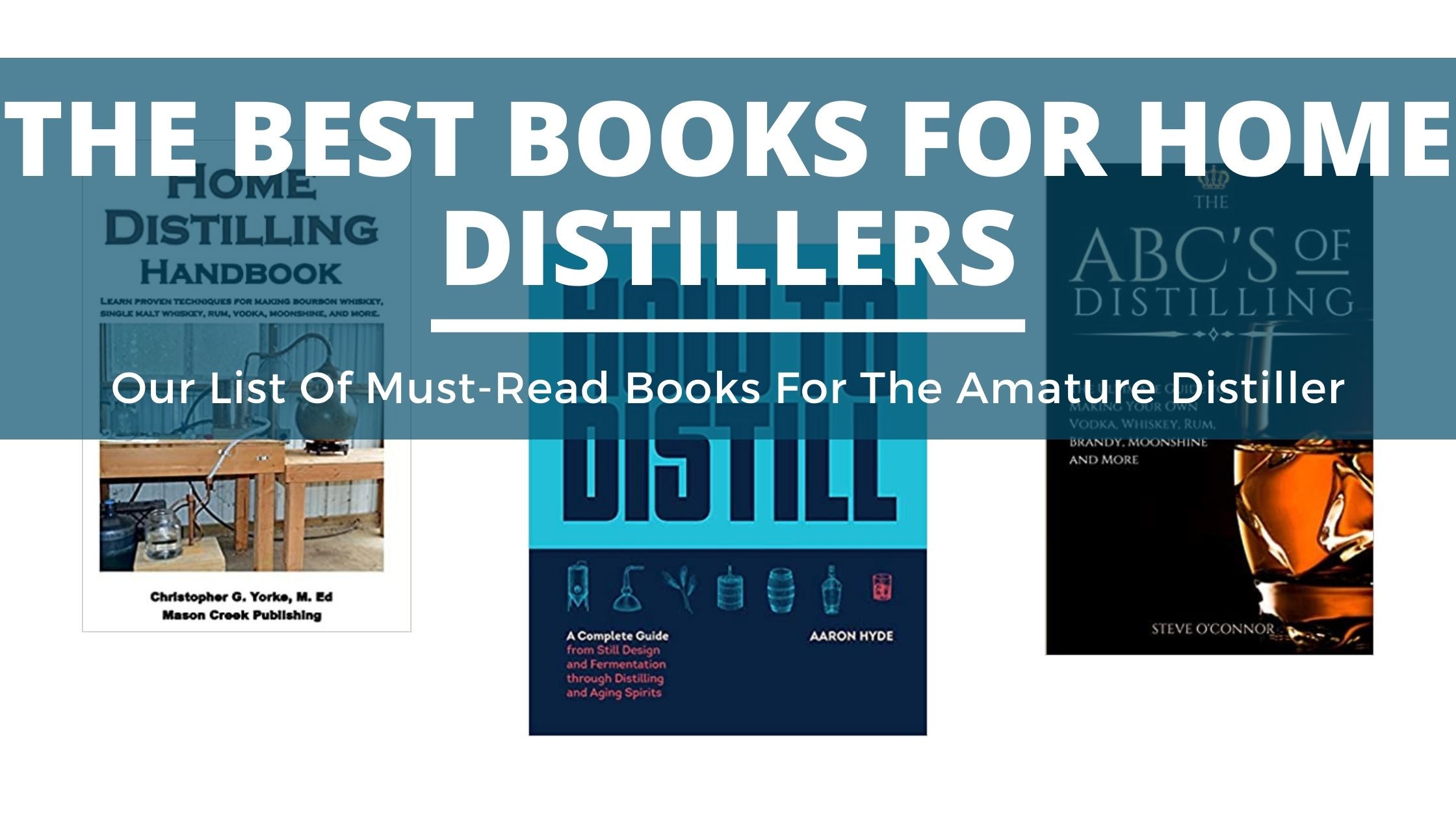 Image of DIY Distilling The Best Books For Home Distillers