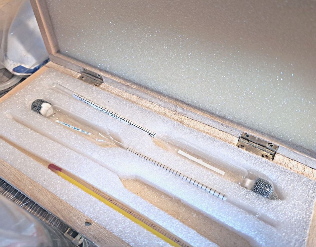 Image of DIY Distilling box of alcoholmeters