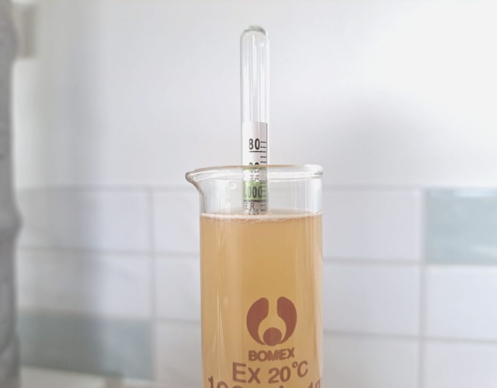 How To Make Whiskey (A Step-by-Step Guide) 14 Image of DIY Distilling final gravity reading of whiskey wash