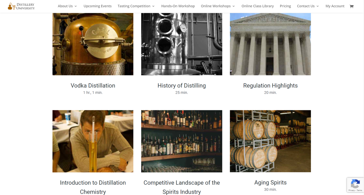 The 5 Best Online Distilling Courses | For All Levels 2 Image of DIY Distilling reccommends the Distillery University online course