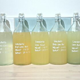 Best Limecello Recipe (We Tested 5 Variations!) 7 Image of DIY Distilling The best limecello recipe lemoncello with lime zest